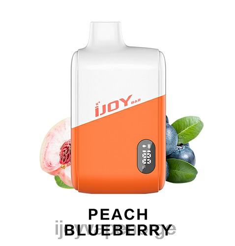 iJOY Disposable Vape Flavours - iJOY Bar IC8000 engangs L0VT4189 fersken blåbær