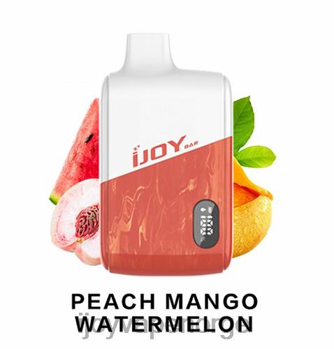 iJOY Vape Norge - iJOY Bar IC8000 engangs L0VT4191 fersken mango vannmelon