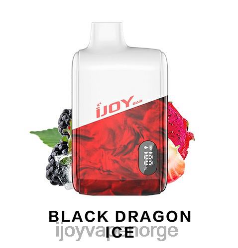 iJOY Vapes For Sale - iJOY Bar IC8000 engangs L0VT4177 svart drageis