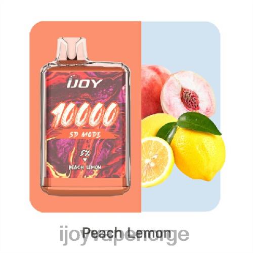 iJOY Bar Flavours - iJOY Bar SD10000 engangs L0VT4168 fersken sitron