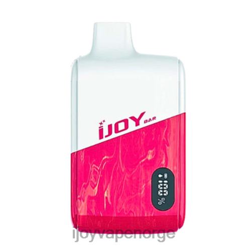 iJOY Disposable Vape Flavours - iJOY Bar Smart Vape 8000 drag L0VT419 fersken mango vannmelon