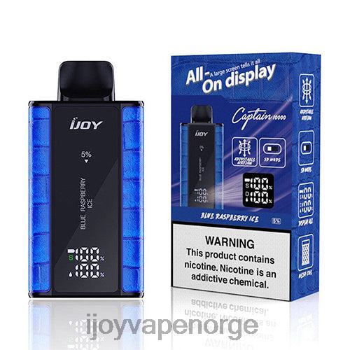 iJOY Vape Bergen - iJOY Bar Captain engangs L0VT483 blå bringebær