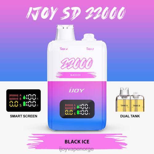 iJOY Bar Flavours - iJOY SD 22000 engangs L0VT4148 Svart is