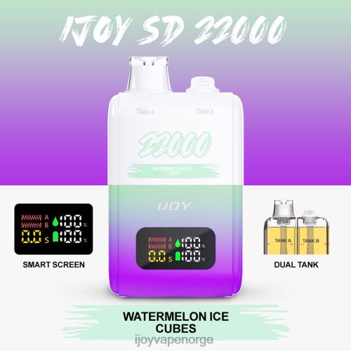 iJOY Disposable Vape Flavours - iJOY SD 22000 engangs L0VT4159 vannmelon isbiter